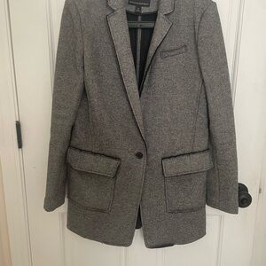 Banana Republic Dark Gray Wool Blend Jacket
